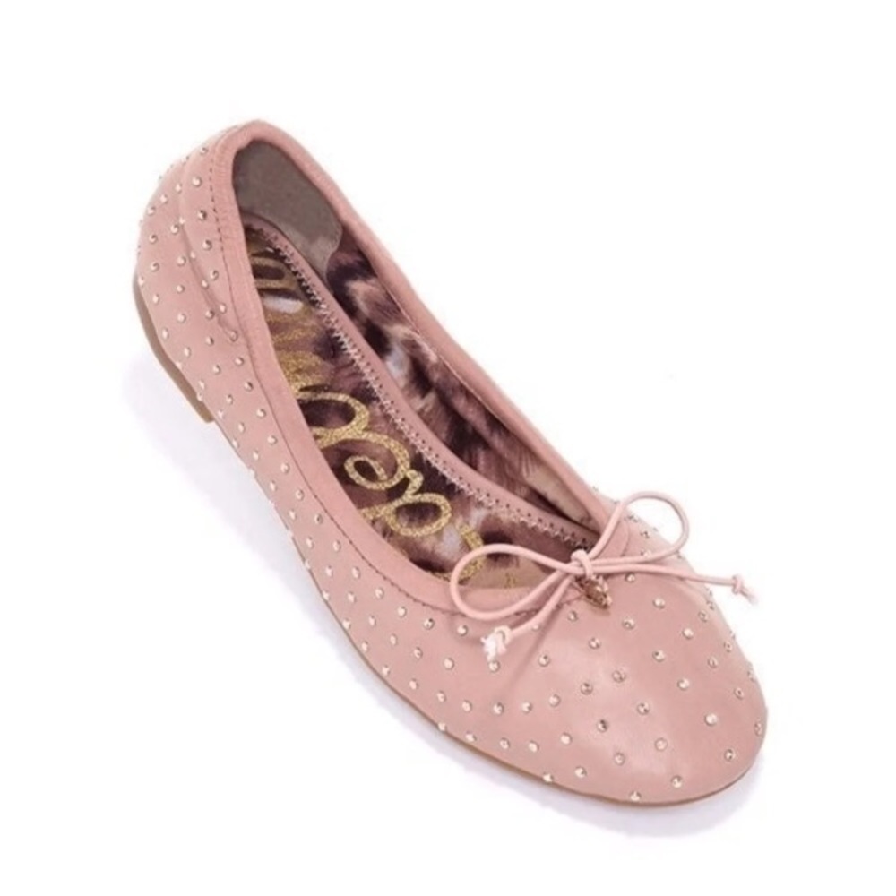 Sam Edelman Frankie Studed Leather Ballet Flats